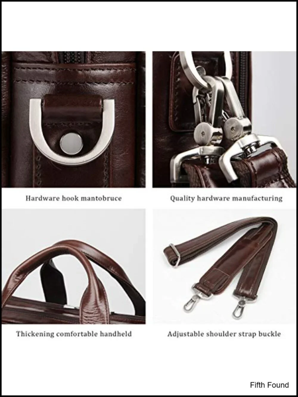 Full-Grain Leather 15.6